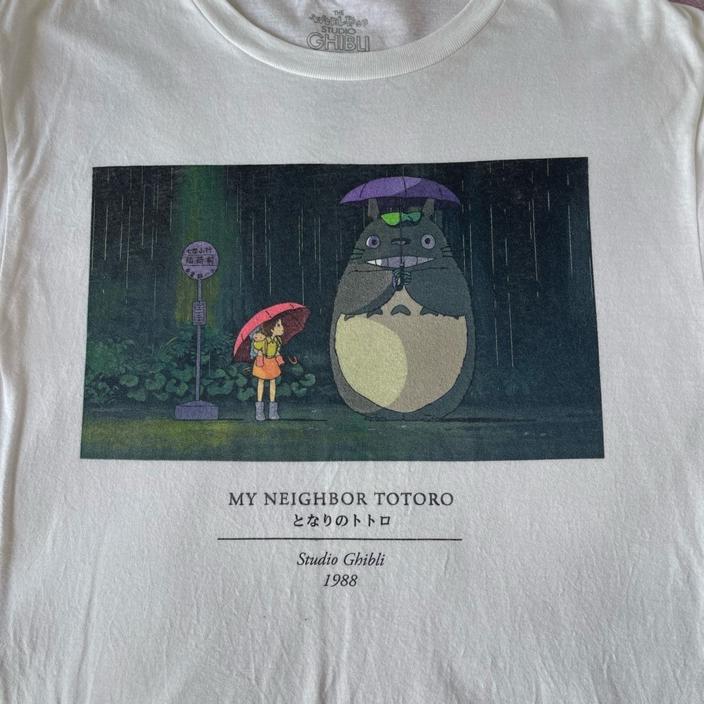 White Totoro Kids T-Shirt